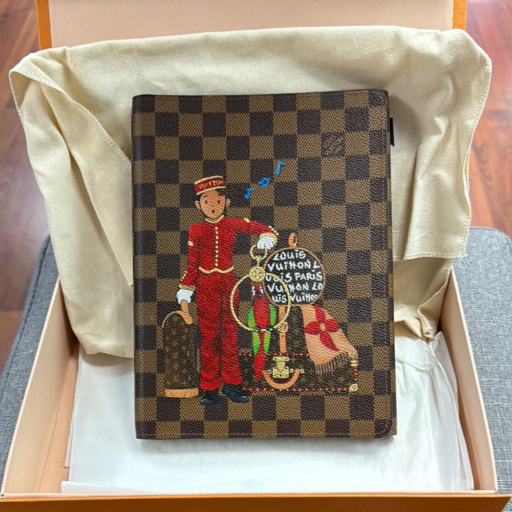 Louis Vuitton Checkered Notebook Cover